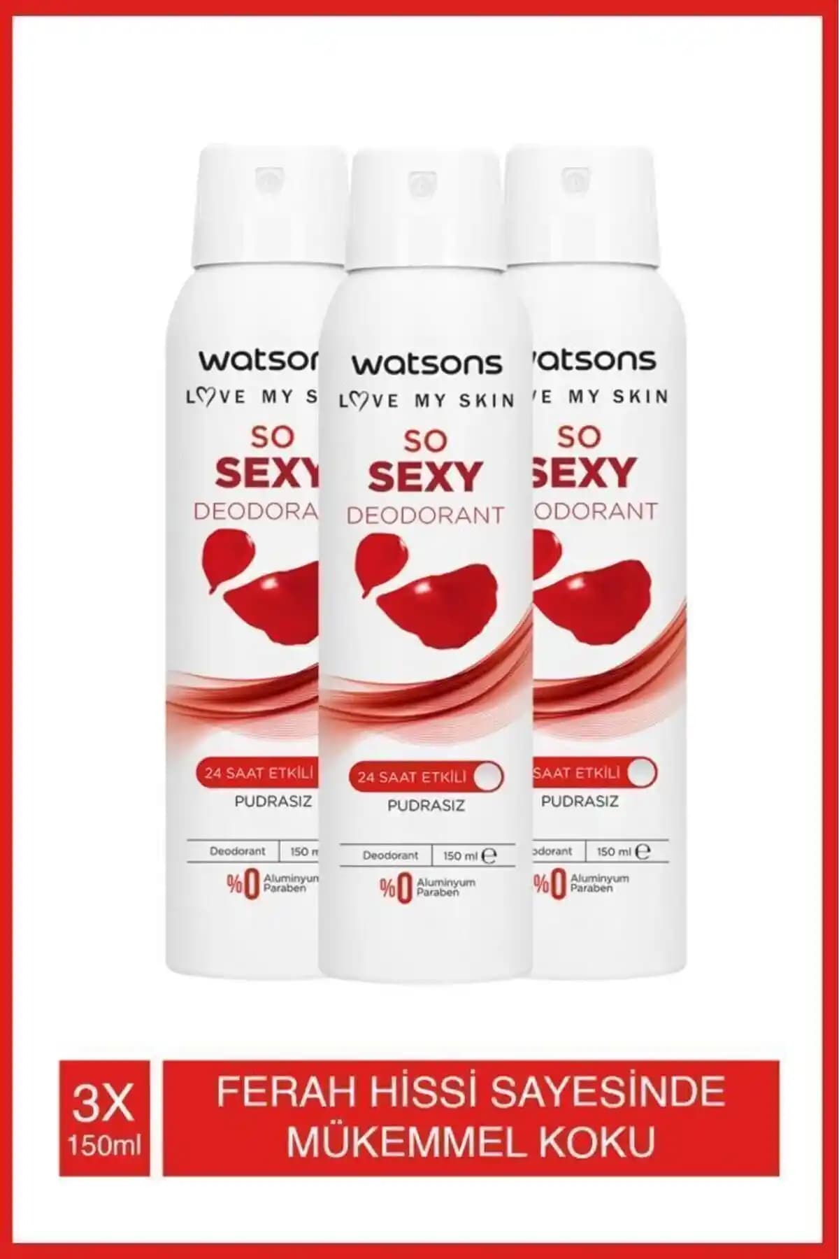Watsons So Sexy Deodorant: Çevre Dostu ve Kalıcı Ferah Koku Sağlayan Ürün