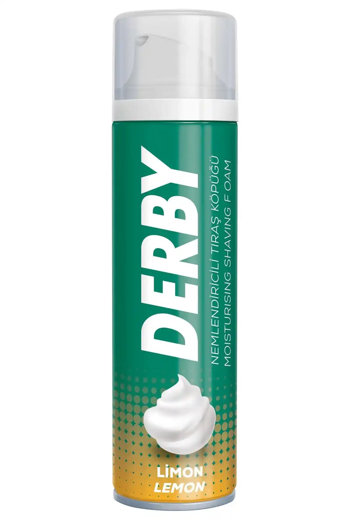 Derby Limon Nemlendiricili Tıraş Köpüğü ile Ferahlatıcı Tıraş Deneyimi