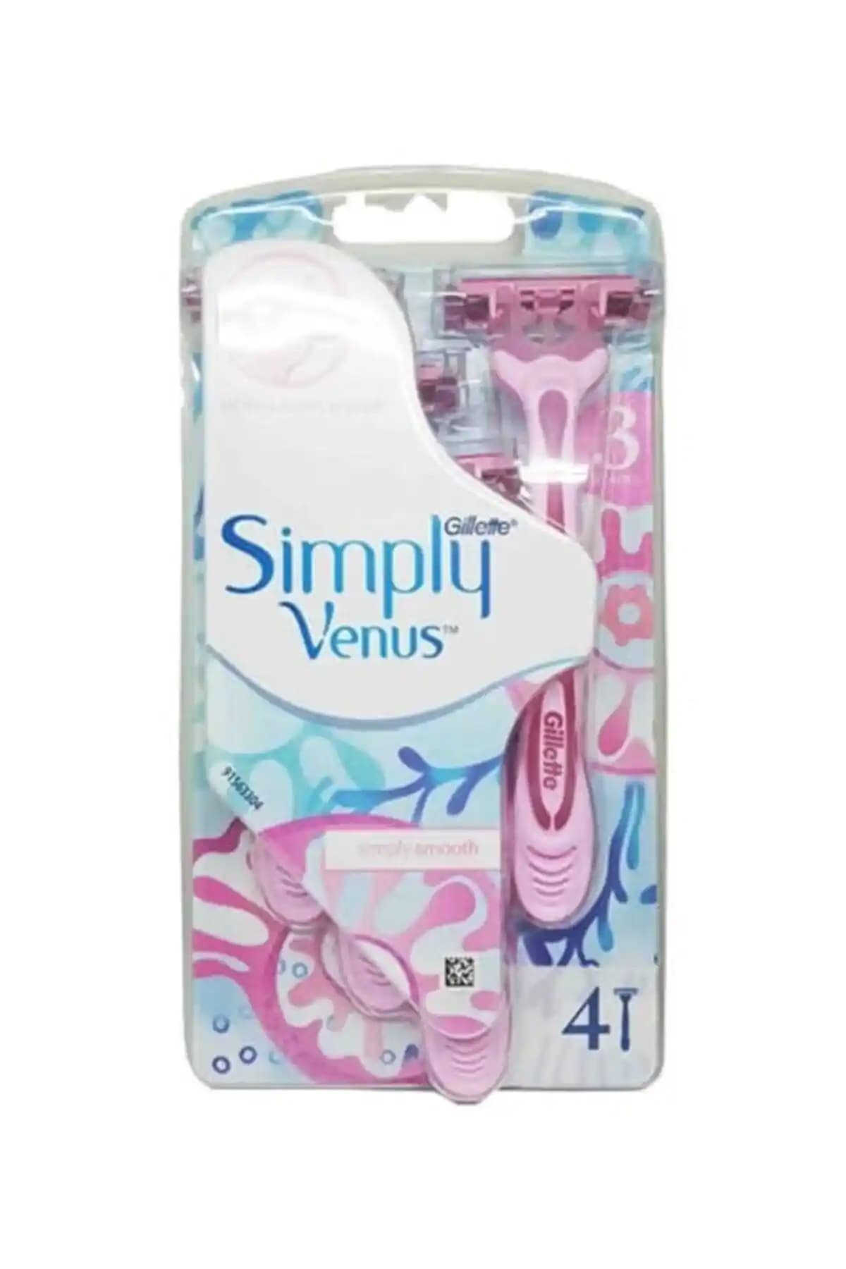 Gillette Venus Simply Venus 3 Kullan At Kadın Tıraş Bıçağı 4'lü Seti Hakkında Bilgiler