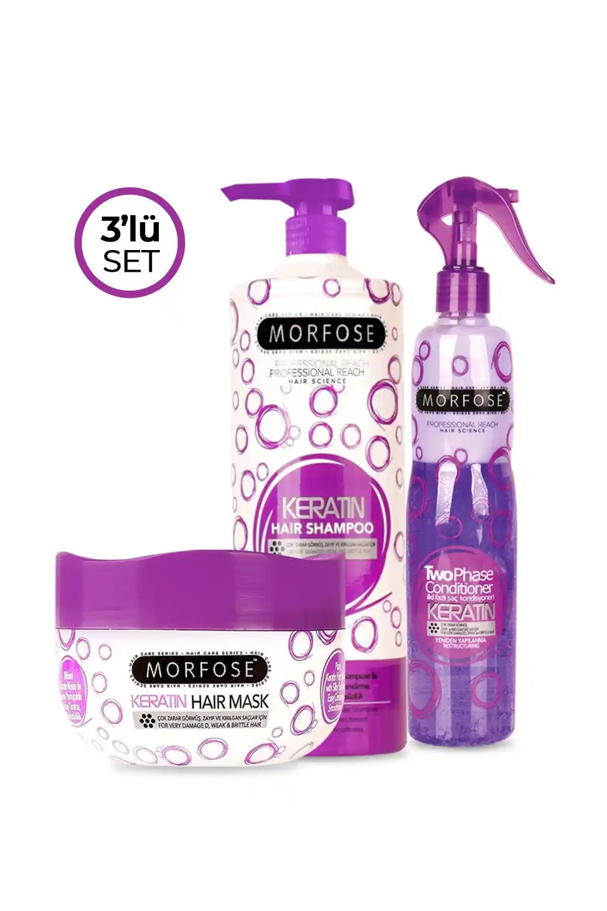 Morfose Keratin Saç Bakım Seti ile Saçlarınıza Yeniden Hayat Verin