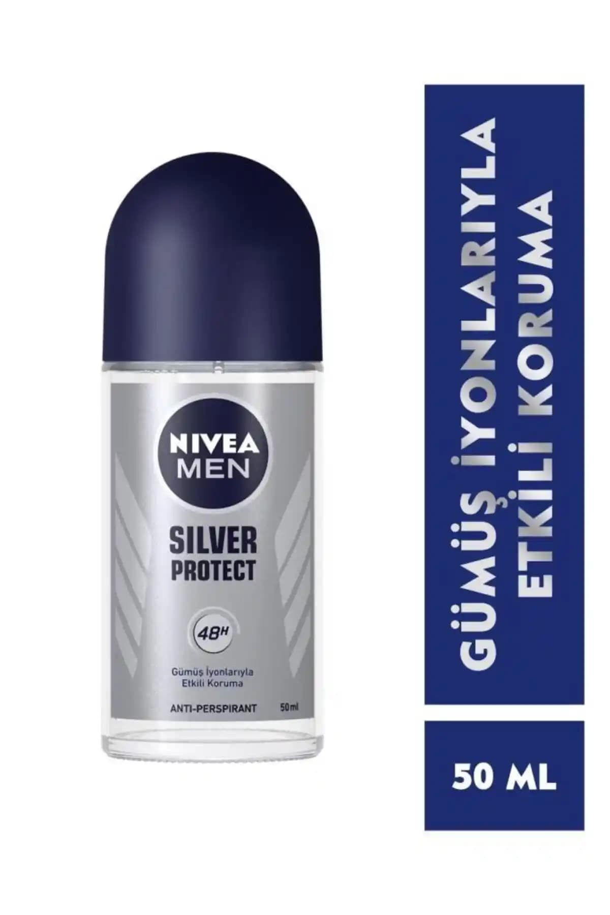 NIVEA Men Erkek Roll-on Deodorant Silver Protect: Kalıcı Koruma ve Ferahlık