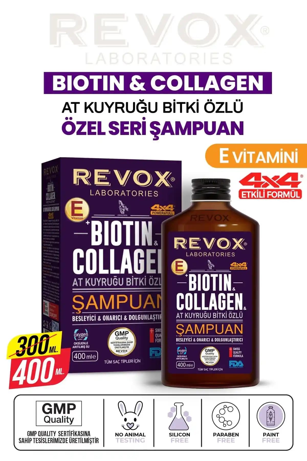 Revox Biotin Collagen Şampuan: Saç Dökülmesi ve Hacim Problemlerine Çözüm