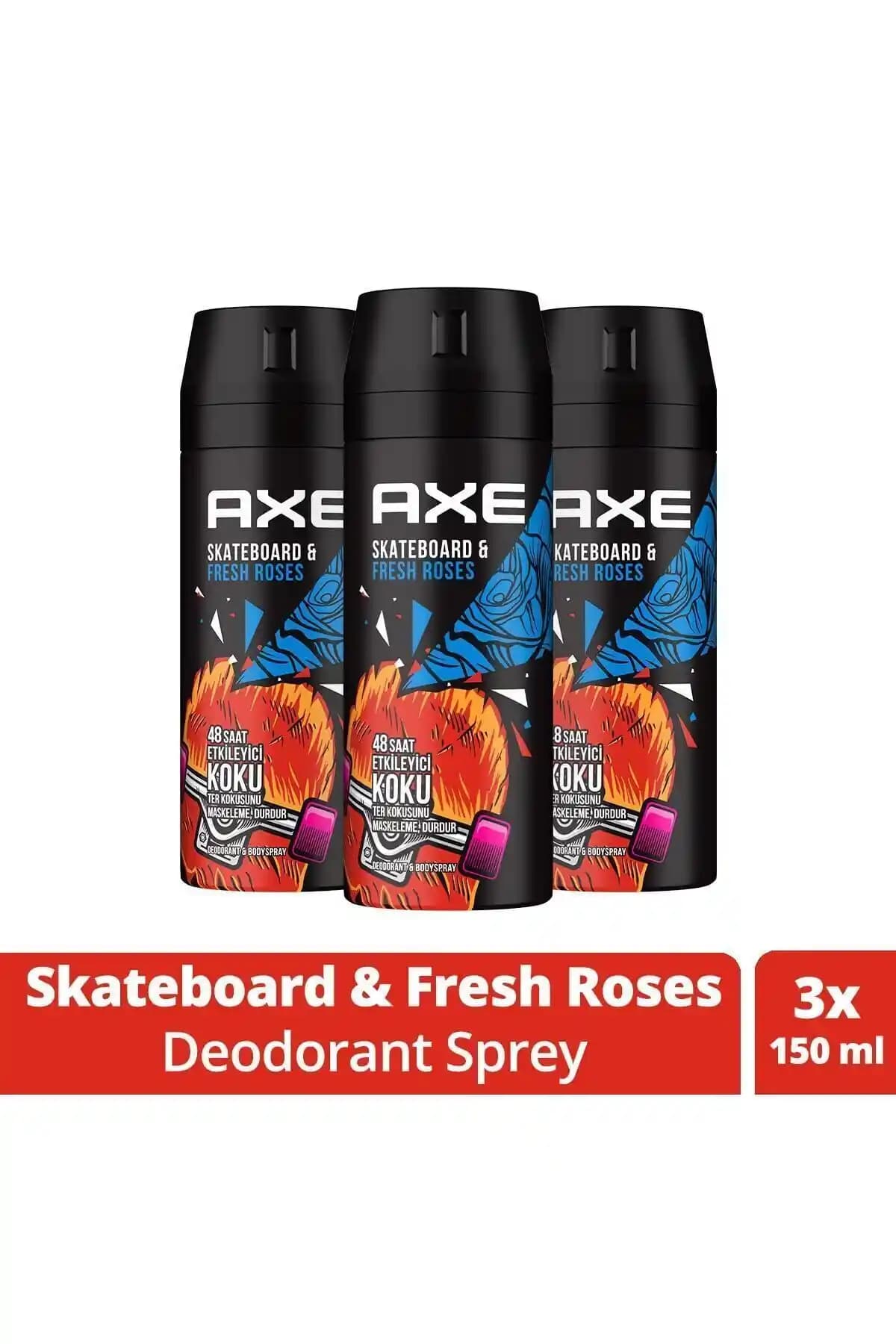 Axe Erkek Deodorant Sprey: Ferah ve Kalıcı Koku ile Gün Boyu Tazelik Sağlayın