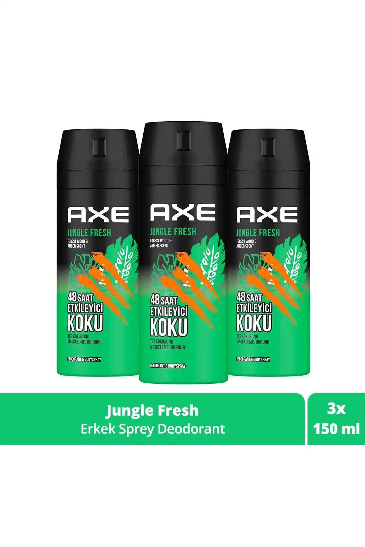 Axe Erkek Sprey Deodorant Jungle Fresh: Kaliteli ve Etkili Koku İncelemesi
