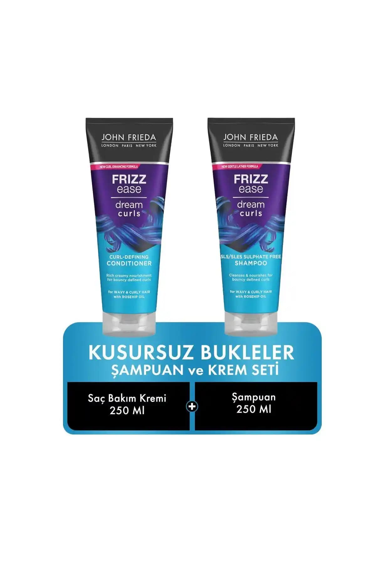 John Frieda Kusursuz Bukleler İçin Saç Bakım Kremi ve Şampuan Hakkında Bilgiler