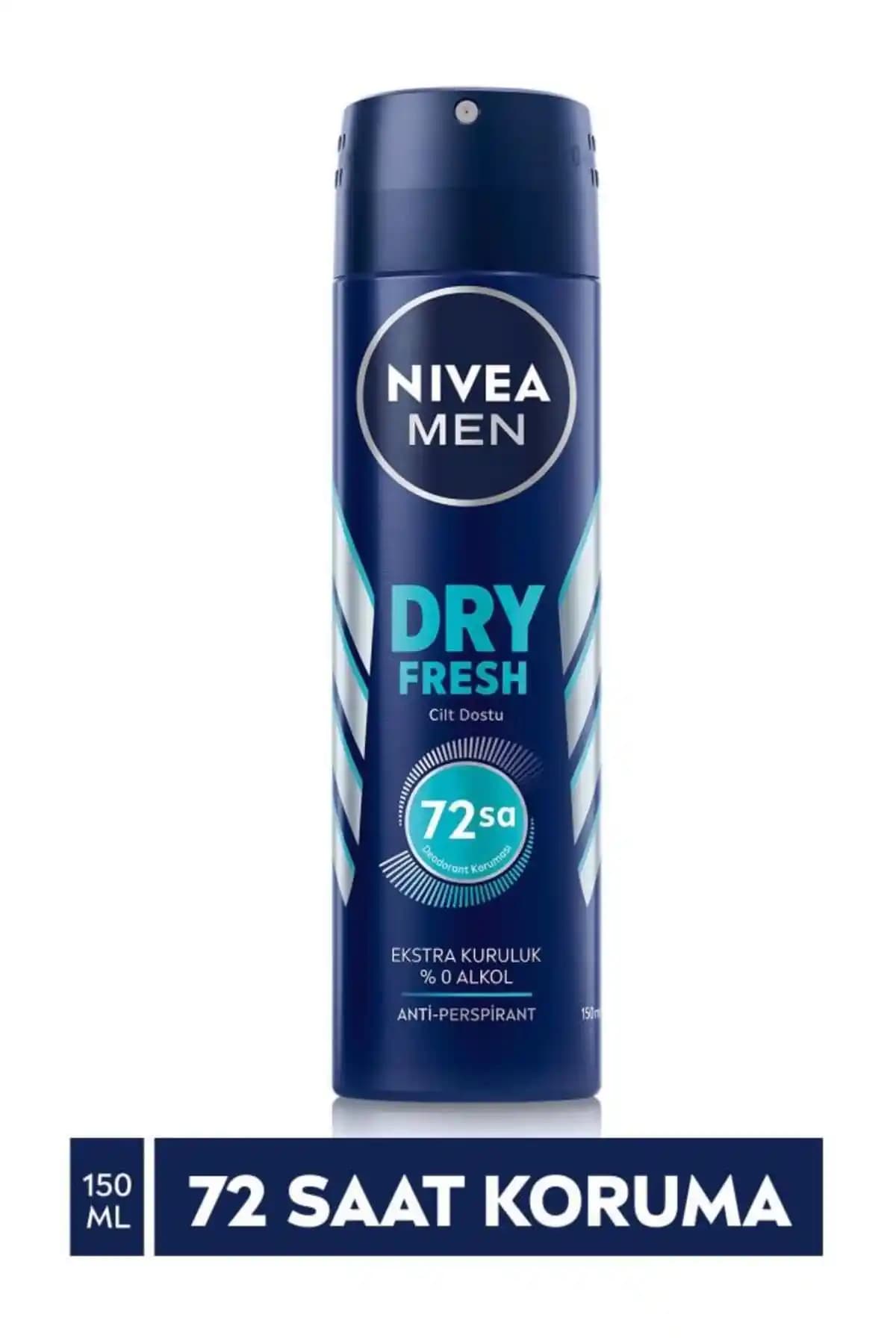 NIVEA Men Erkek Sprey Deodorant Dry Fresh: Ferahlık ve Koruma Sağlayan İnovatif Ürün