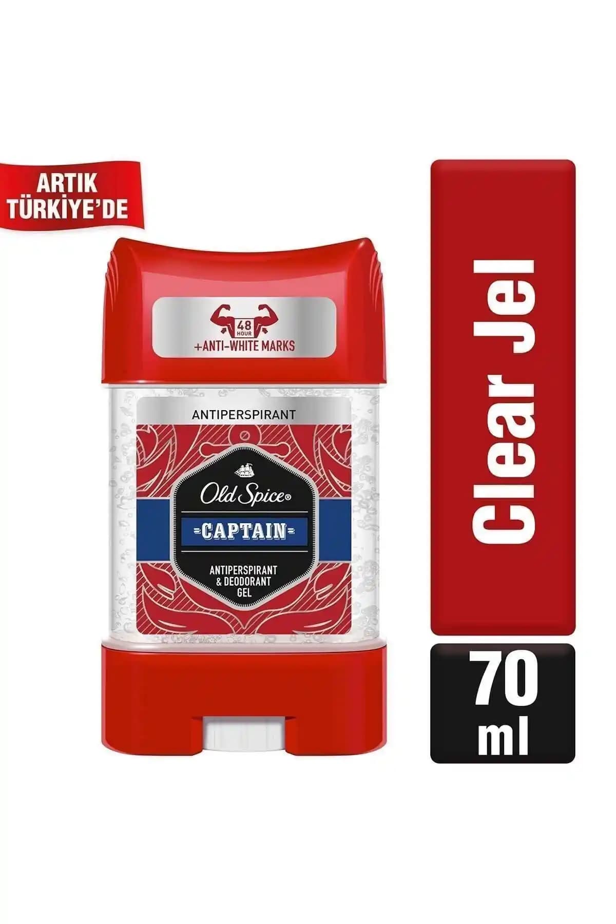 Old Spice Captain Clear Gel: Ferah Ve Kalıcı Deodorant Deneyimi