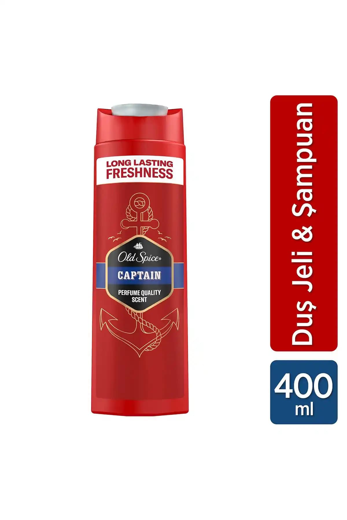 Old Spice Captain: Ergonomik 3'ü 1 Arada Duş Jeli ve Şampuan Ürün İncelemesi