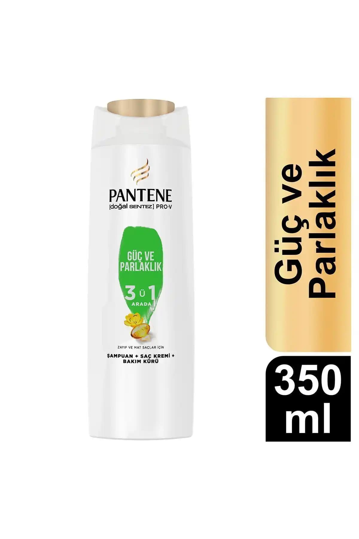 Pantene Doğal Sentez Güç ve Parlaklık 3'ü 1 Arada Şampuan İncelemesi ve Yorumları