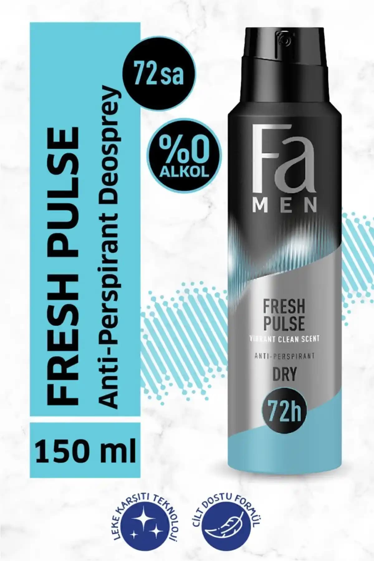 Fa Erkek Fresh Pulse Deosprey: Organik İçeriklerle Ferahlama ve Kalıcılık Sunuyor