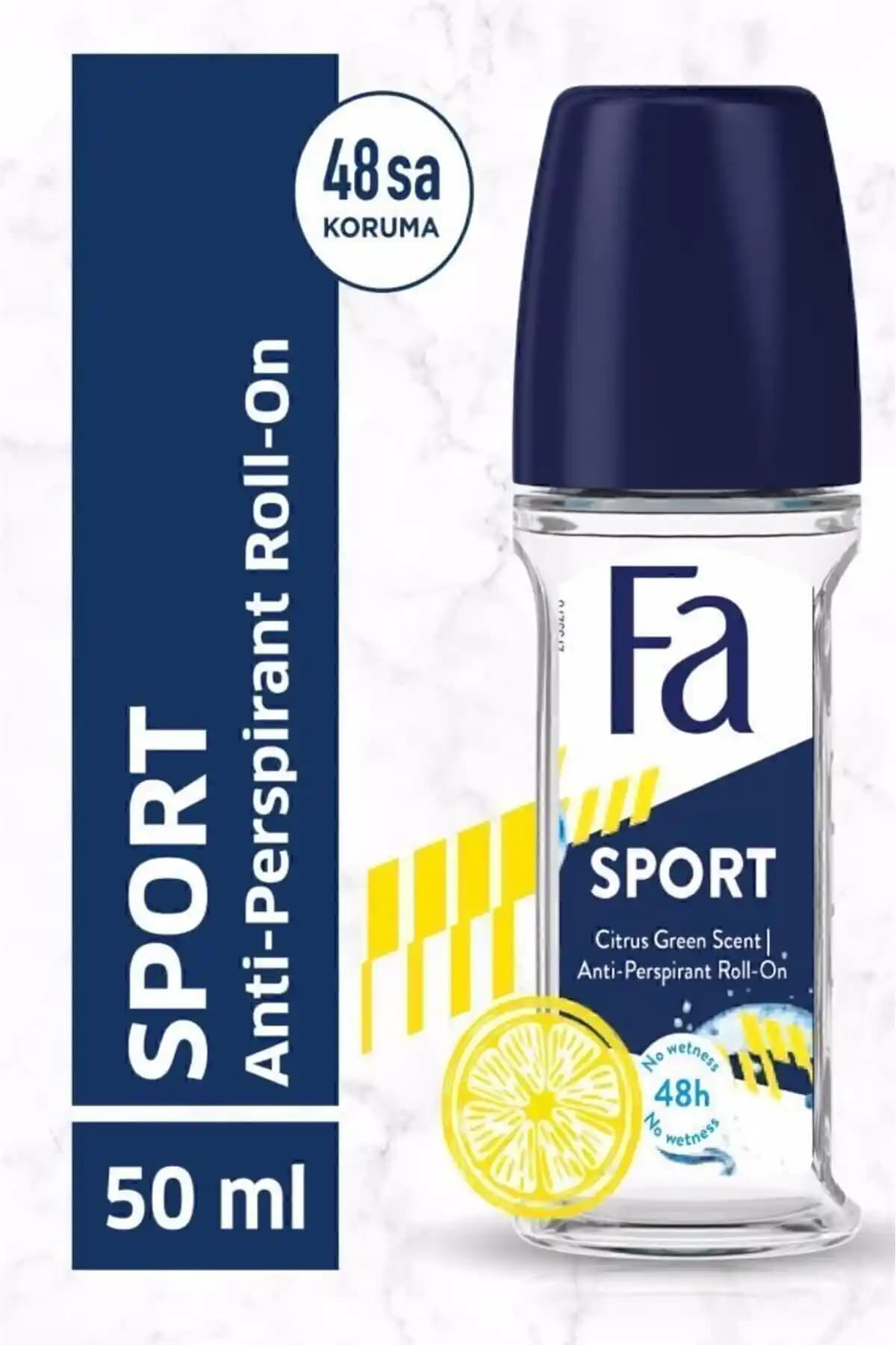 Fa Men Sport Yeşil Turunçgil Ferahlığı Roll-on ile Ferah ve Temiz Kalın