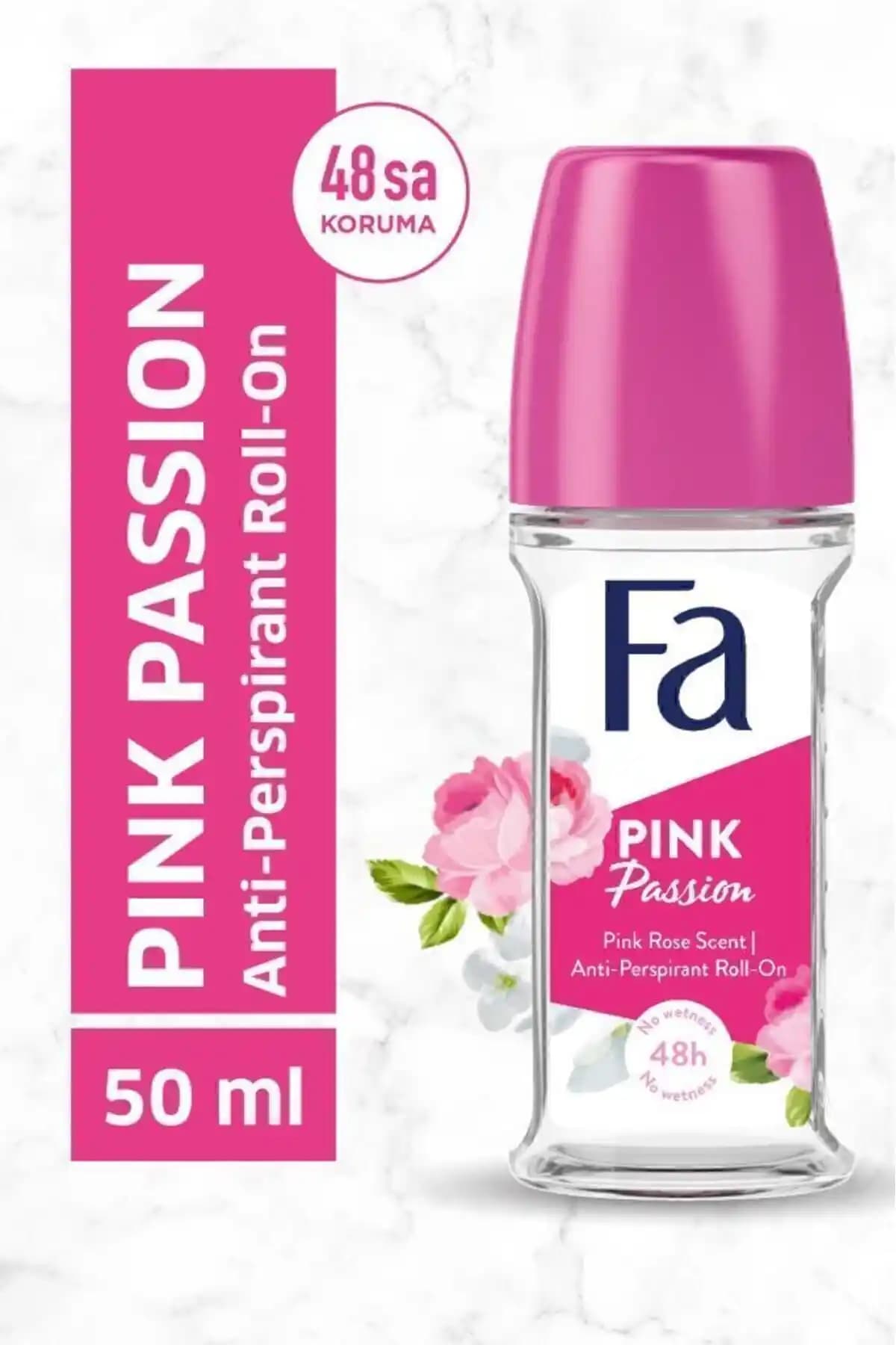Fa Women Pink Passion Pembe Gül Anti-perspirant Roll-on: Temizliği ve Ferahlığı Sağlayın