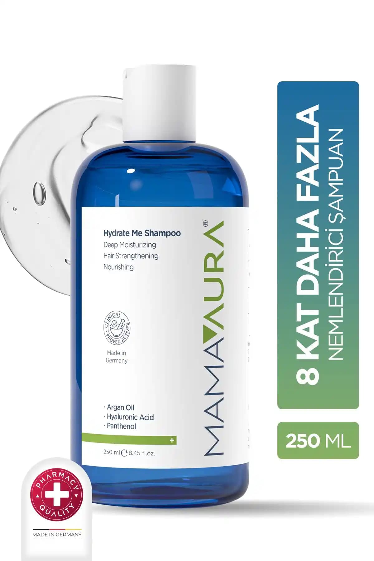 MAMAAURA Nemlendirici Bakım Şampuanı - Güçlü Nemlendirme ve Koruma Sağlayın