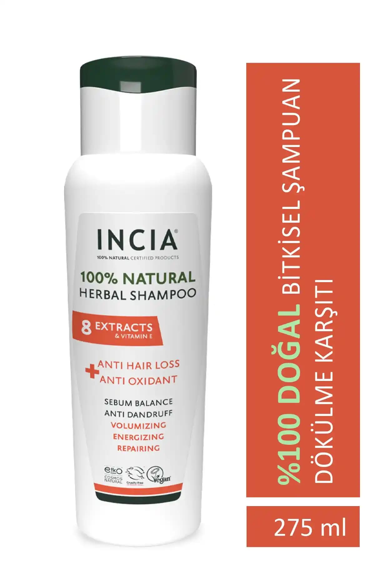 INCIA %100 Doğal Saç Dökülmesine Karşı Etkili Şampuan İncelemesi