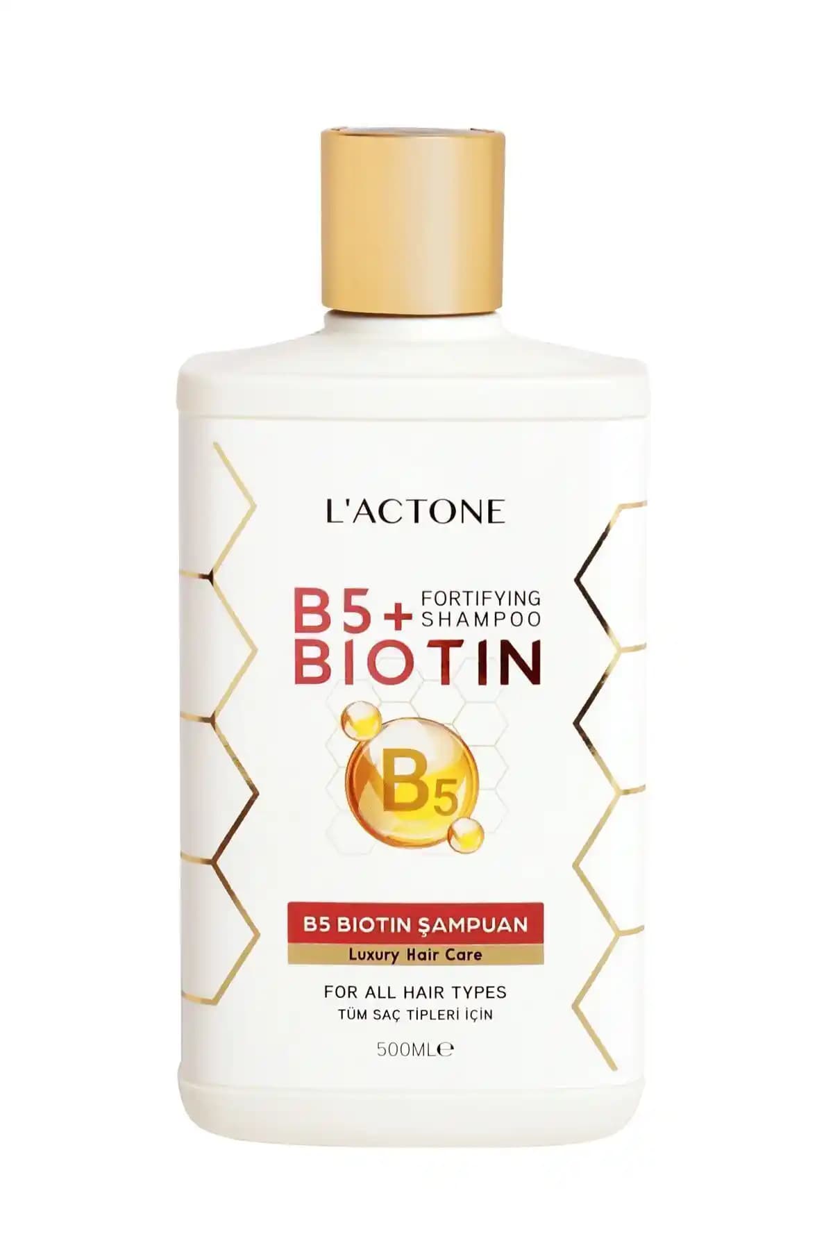 L'ACTONE B5 Biotin Şampuan: Saç Dökülmesine Karşı Besleyici ve Güçlendirici Formül
