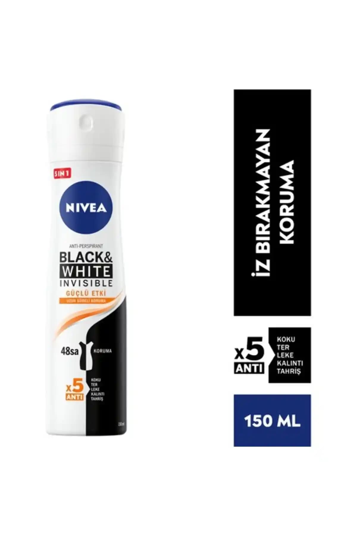 NIVEA Kadın Black White Güçlü Etki Sprey Deodorant İncelemesi: Özellikleri ve Yorumlar