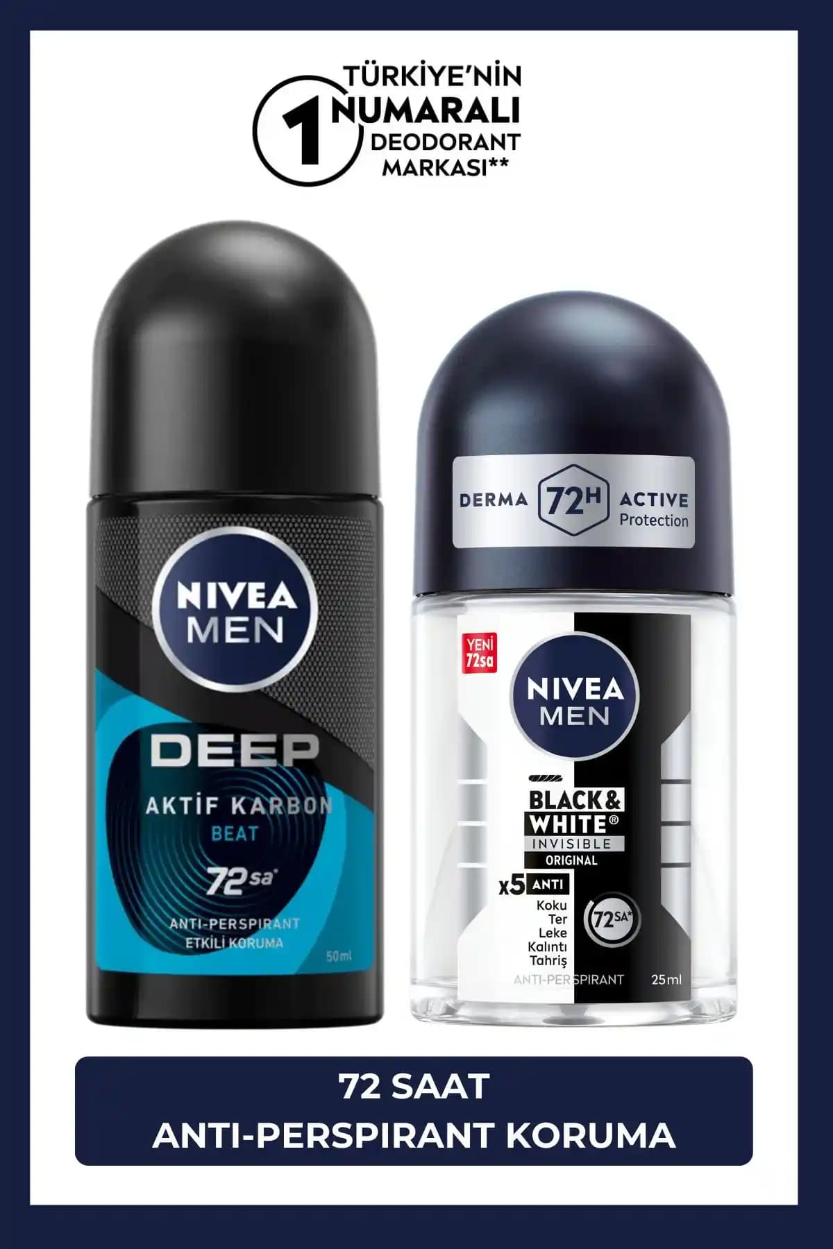 NIVEA MEN Erkek Roll-on Deodorant İncelemesi: Derin Koruma ve Güzel Kokular