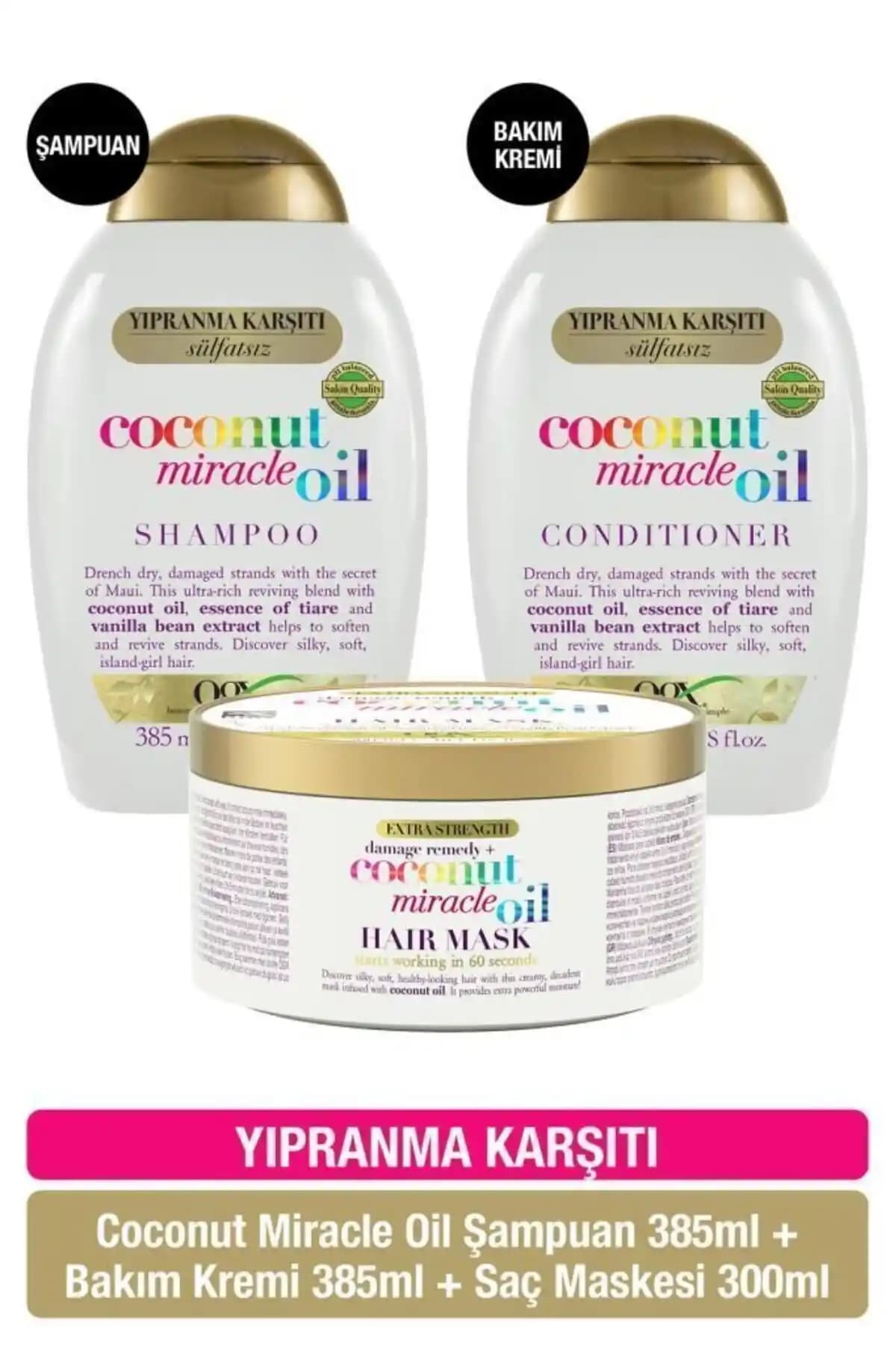 OGX Yıpranma Karşıtı Coconut Miracle Oil ile Saç Bakımının Gücü