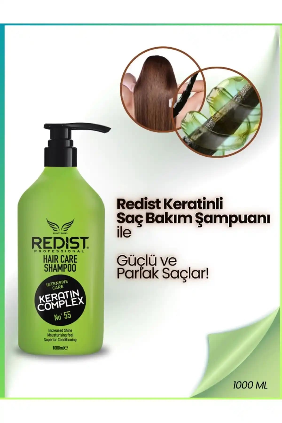 Redist Keratin Özlü Şampuan ile Yıpranmış Saçlar İçin Derin Bakım