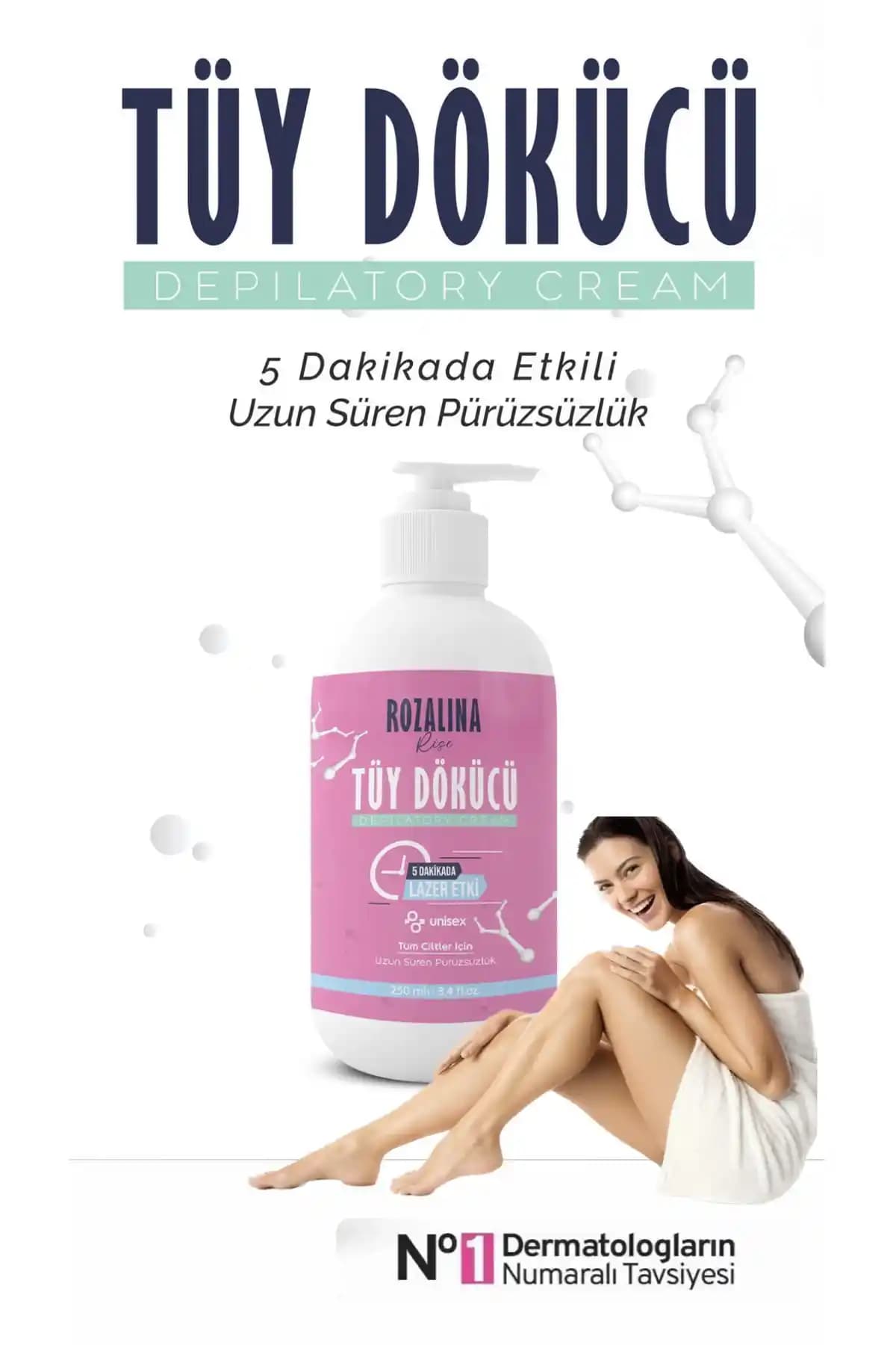 Rozalina Rise Tüy Dökücü ve Tüy Azaltıcı Krem: Güvenilir ve Hızlı Çözüm