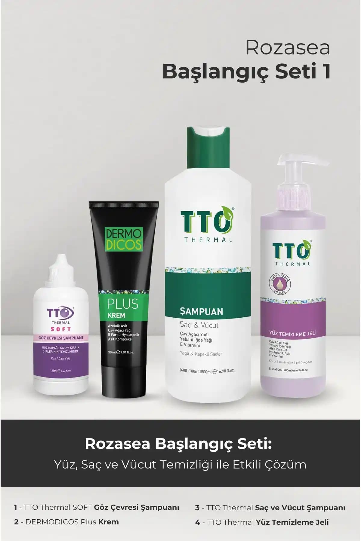 Tto Rozasea Başlangıç Paketi: Hassas Ciltler İçin Etkili Çözüm Seti