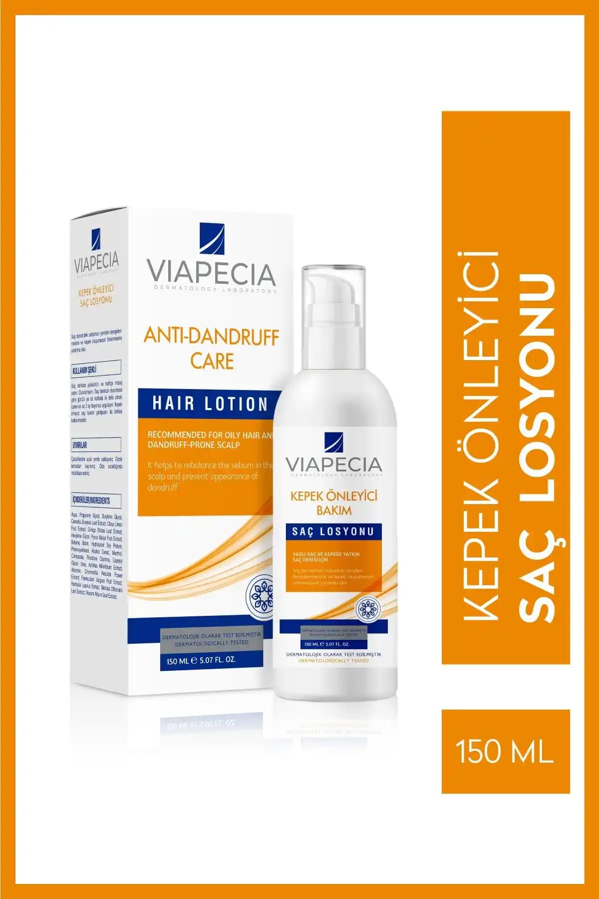 Viapecia Kepek Önleyici Bakım Saç Losyonu ile Kepek Sorununuzu Kolayca Çözün