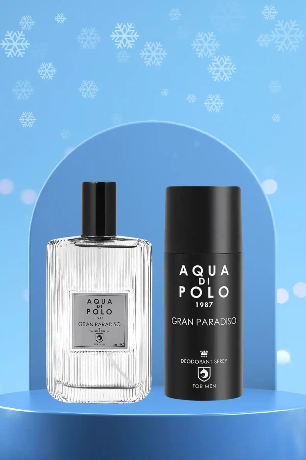 Aqua Di Polo 1987 Gran Paradiso: Erkekler için Kalıcı ve Ferah Parfüm ve Deodorant Seti