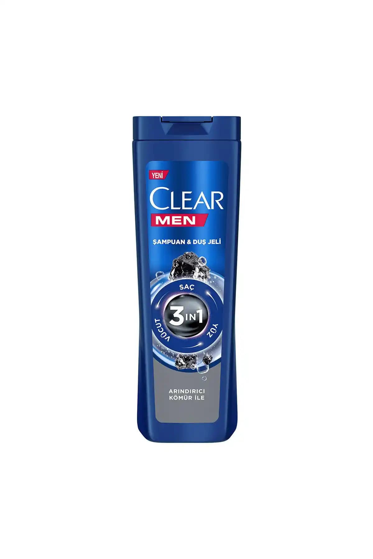 Clear Men 3 In 1 Şampuan ve Duş Jeli: Derinlemesine Temizlik ve Ferahlama Sağlayın
