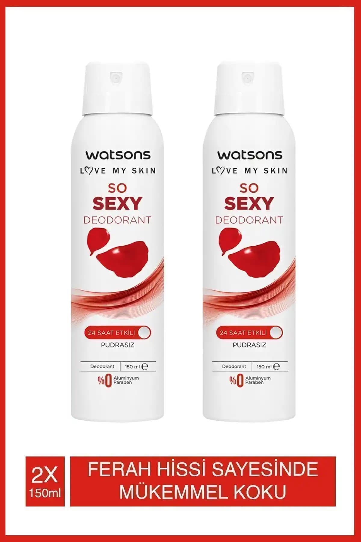 Watsons So Sexy Deodorant: Çevre Dostu ve 24 Saat Etkili Pudrasız Sprey İncelemesi