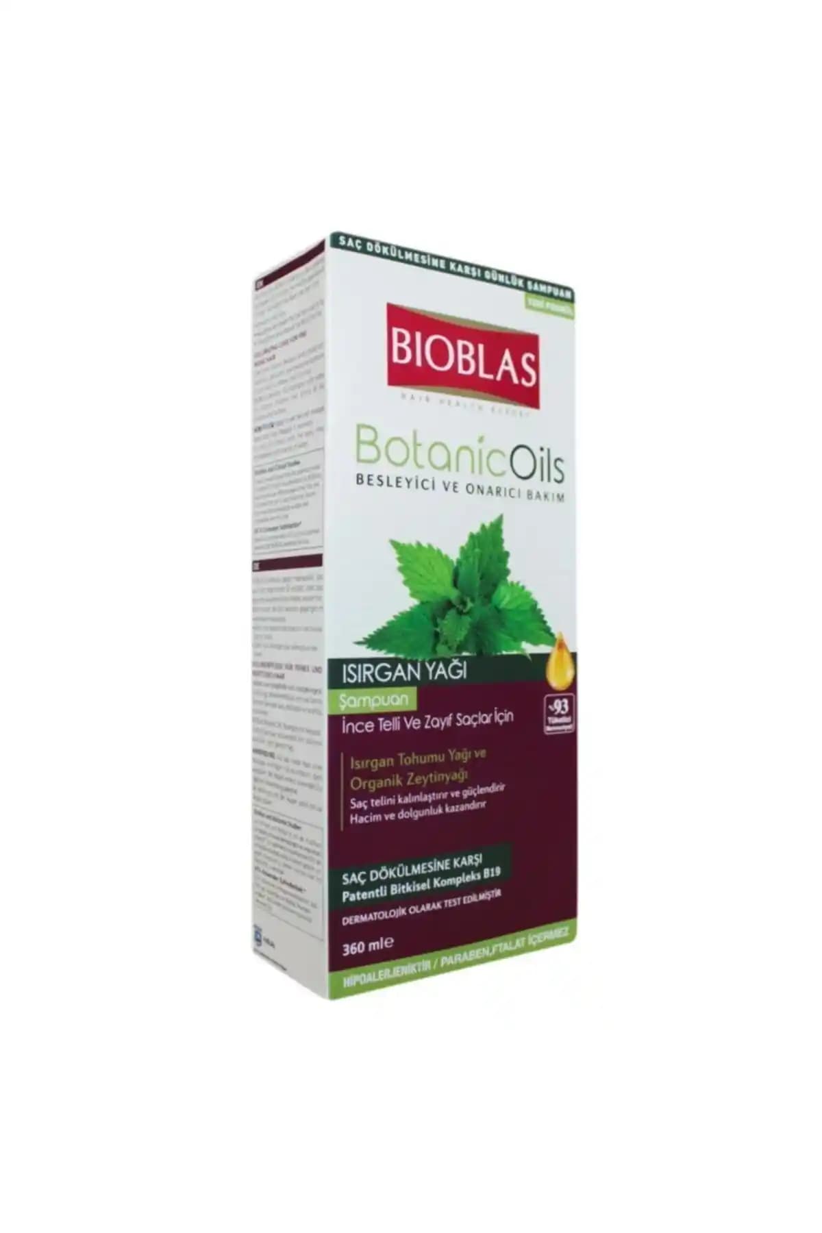 Bioblas Botanic Oils Isırgan Yağlı Şampuanı: Yağlı Saçlar İçin Derinlemesine Temizlik