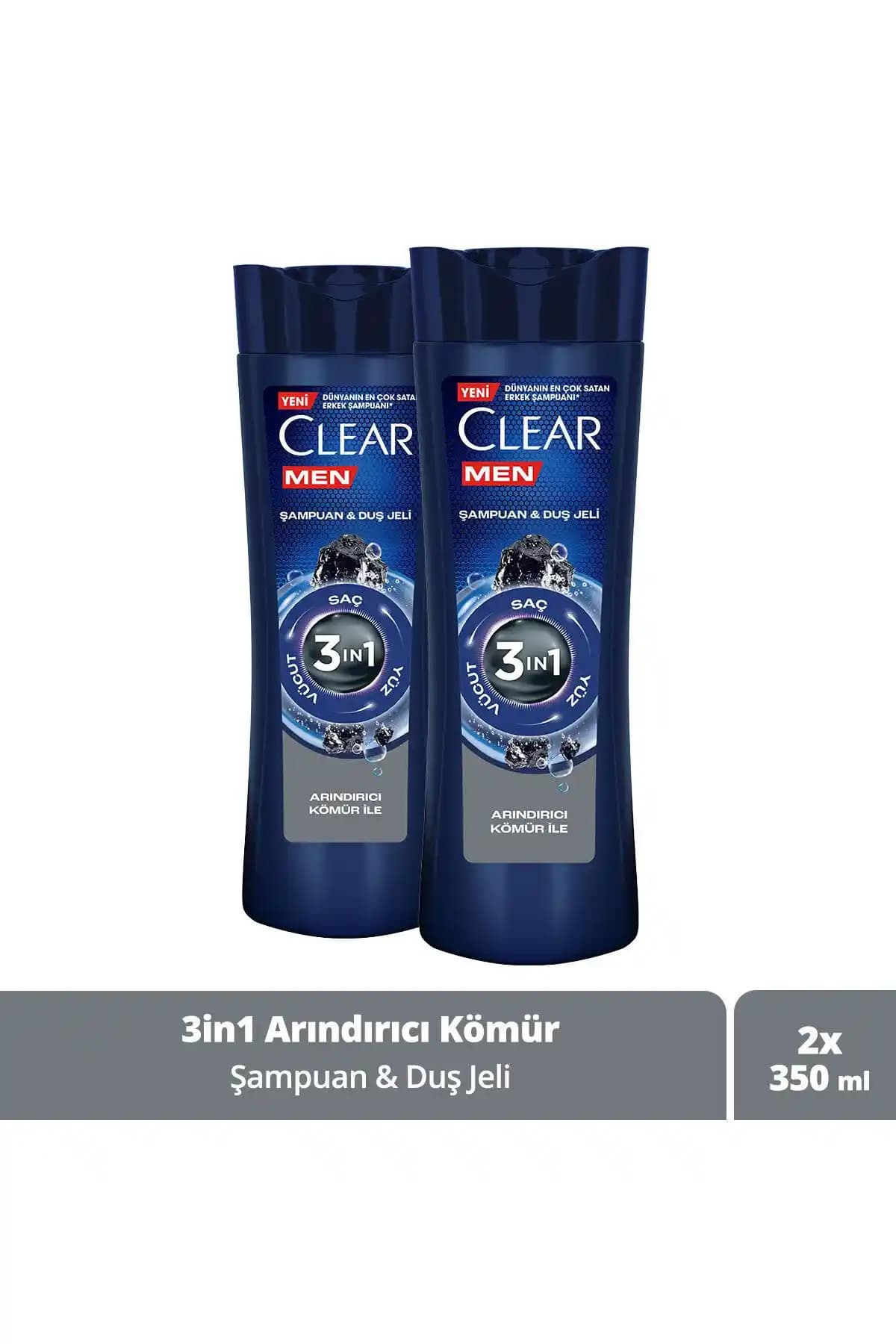 Clear Men 3 In 1 Şampuan & Duş Jeli: Ferahlatıcı ve Etkili Çözüm