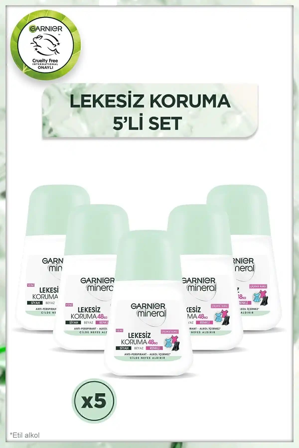 Garnier 5'li Mineral Lekesiz Koruma Roll-on Deodorant Seti İncelemesi ve Özellikleri