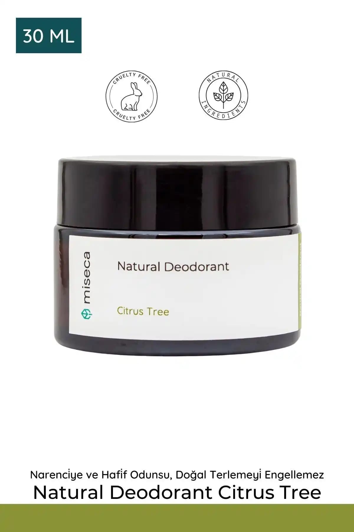 Miseca Natural Deodorant Citrus Tree: Doğal ve Etkili Ter Önleyici Çözüm