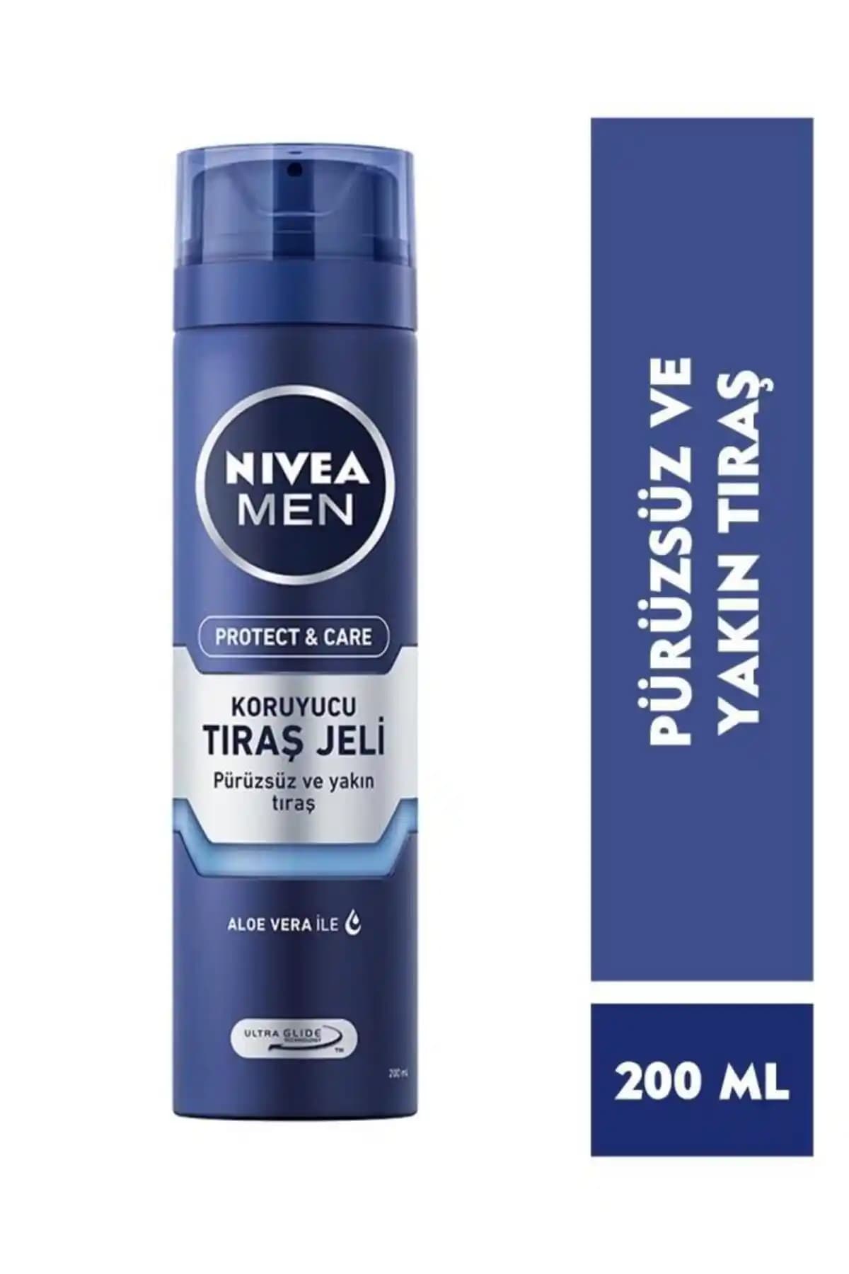 NIVEA Men Protect&care Tıraş Jeli: Hassas Ciltler İçin Yüksek Nemlendirme ve Konfor