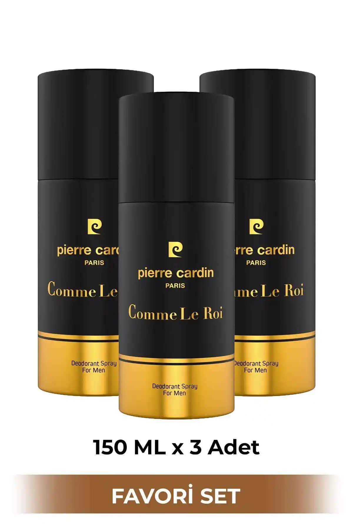 Pierre Cardin Comme Le Roi 150 Ml Erkek Deodorant Seti ile Şıklığı Yakalayın