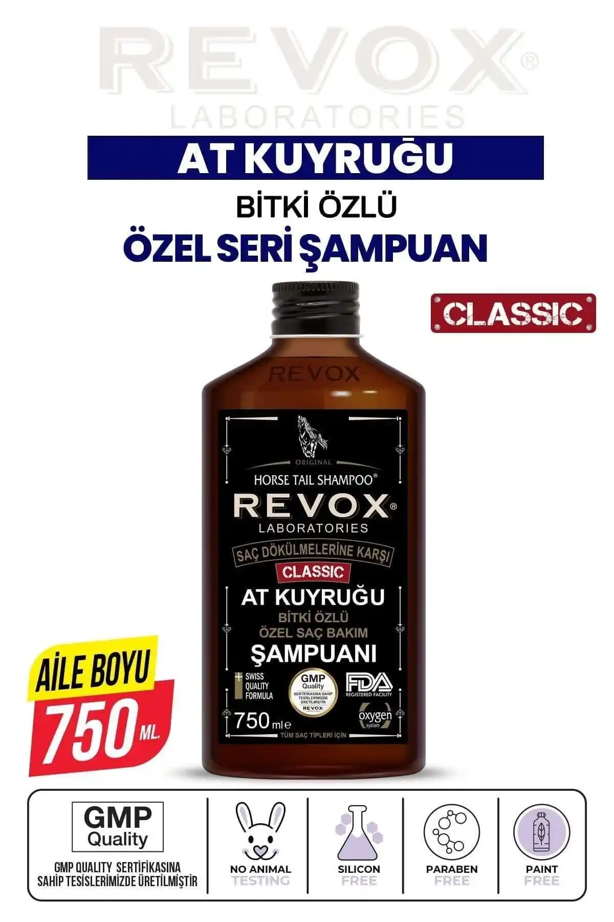 Revox At Kuyruğu Bitki Özlü Şampuan ile Saç Dökülmesine Son Verin