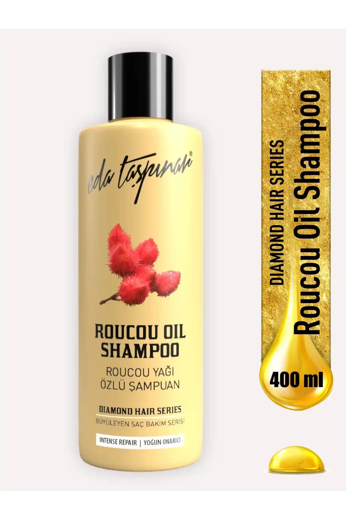 Eda Taşpınar Roucou Yağı Özlü Şampuanı ile Saçınıza Doğal Bakım