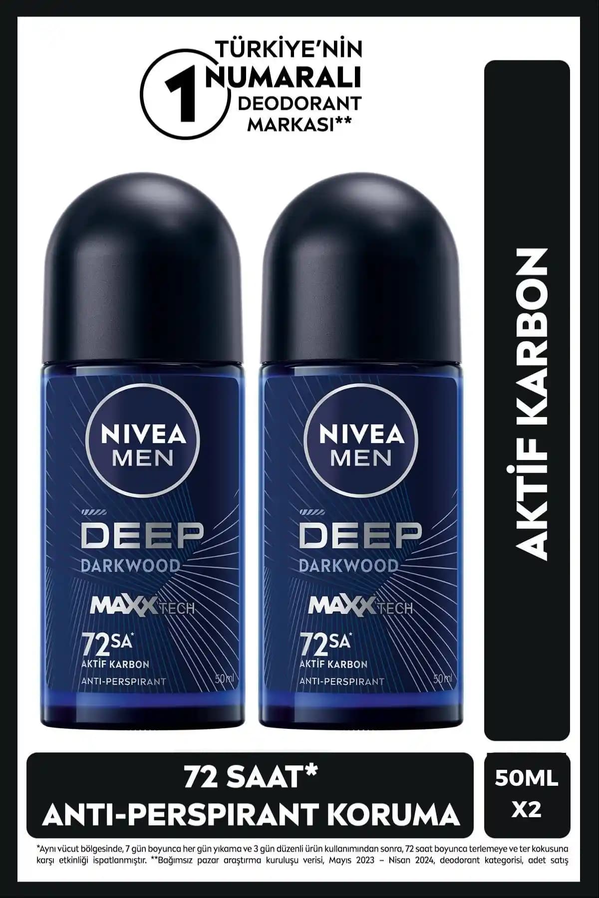 NIVEA MEN Erkek Roll-on Deodorant: Güçlü Koruma ve Kalıcı Koku Deneyimi