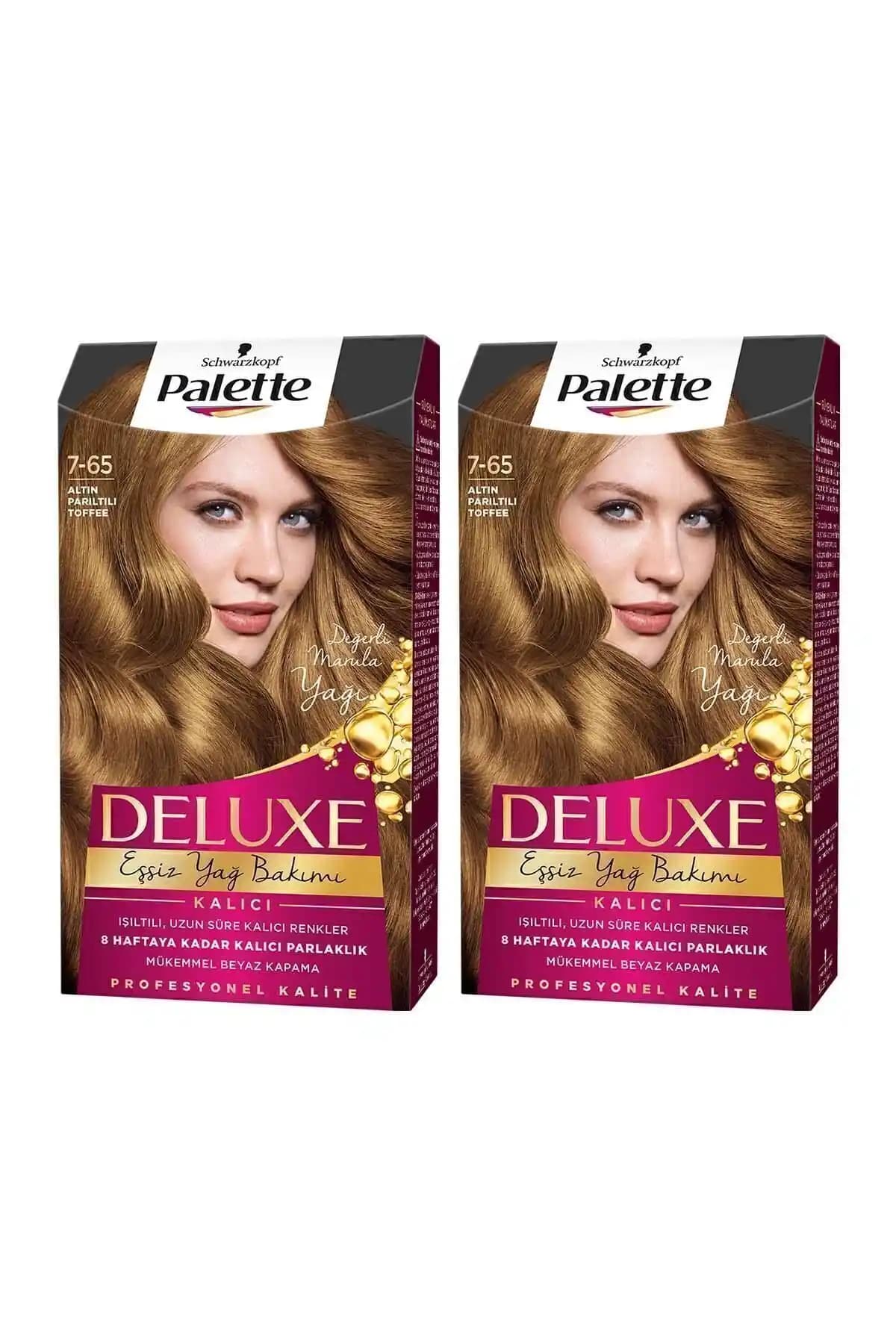 Palette Deluxe 7-65 Altın Parıltılı Toffee Saç Boyası İncelemesi ve Kullanıcı Geri Dönüşleri