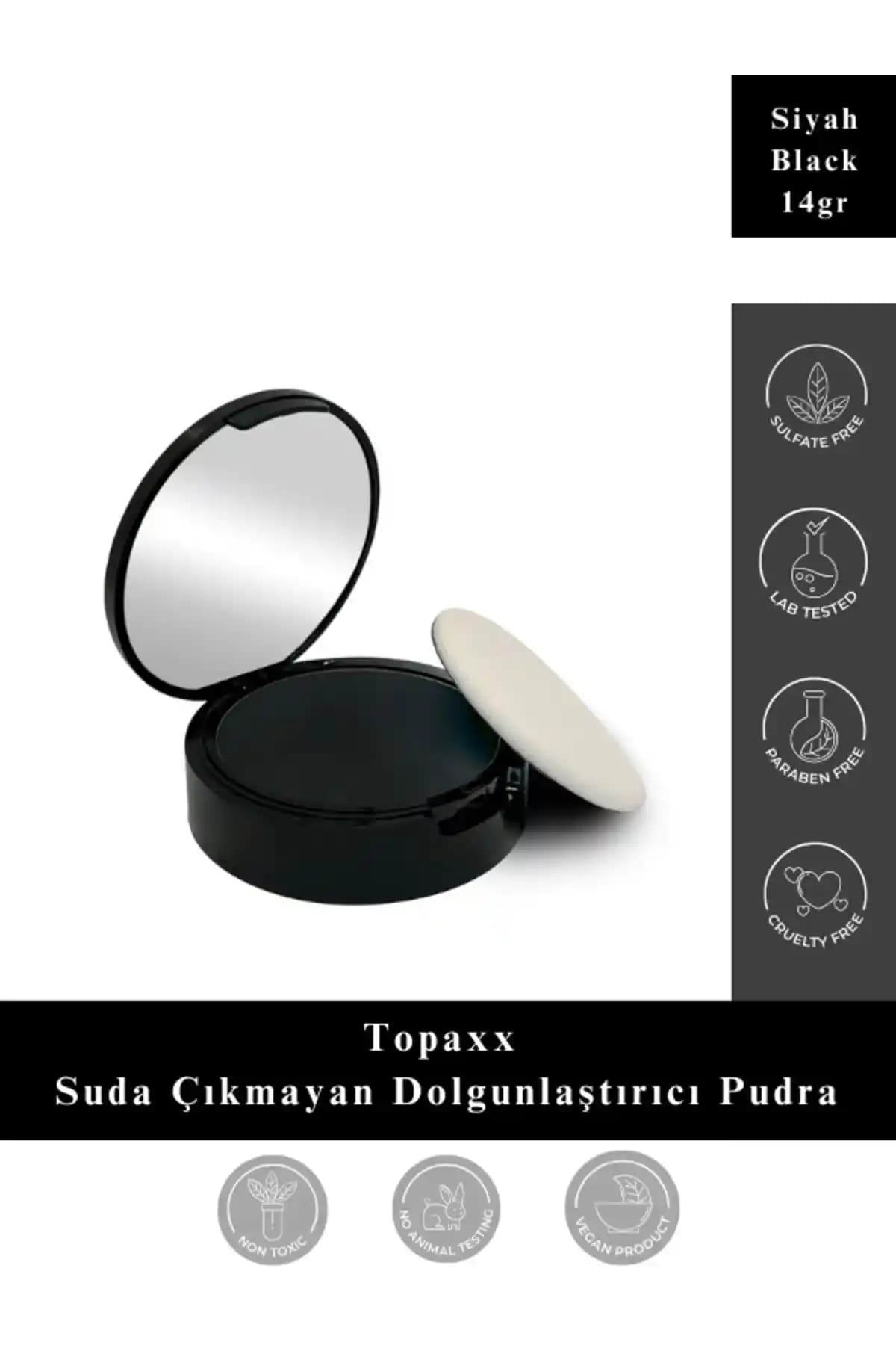 Topaxx Siyah 14gr Suya Dayanıklı Saç Sakal Dolgunlaştırıcı Dip Boya İncelemesi