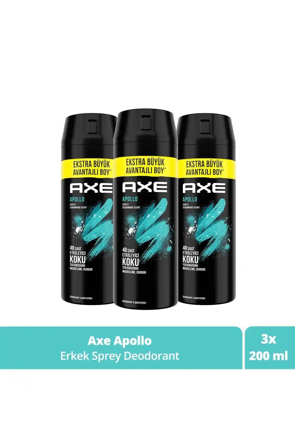 Axe Erkek Sprey Deodorant Apollo: 48 Saat Etkileyici Koku Karşılaştırması ve Kullanıcı Yorumları