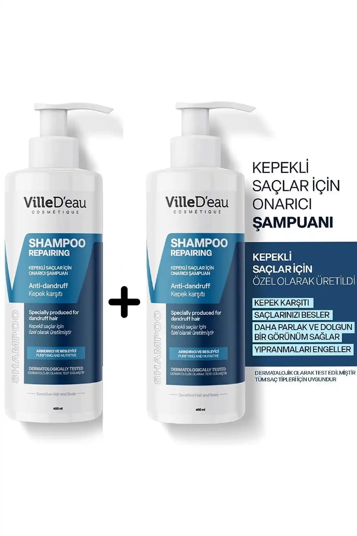 VilleD'eau Kepekli ve Egzamalı Saçlar için Onarıcı Şampuan Karşılaştırması