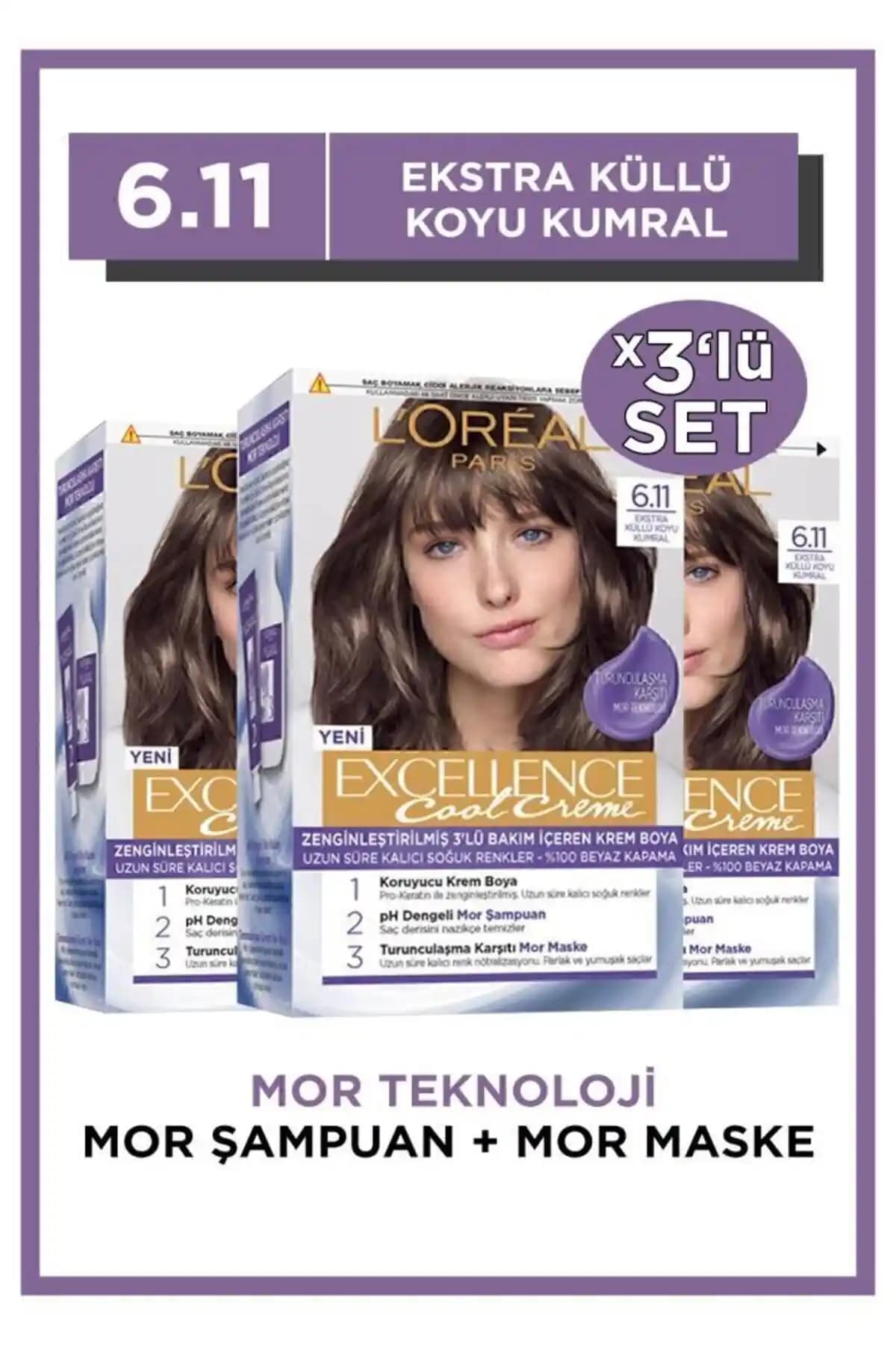 L'Oreal Paris Excellence Cool Creme ve Sea Color 7.0 Kumral Boya Karşılaştırması