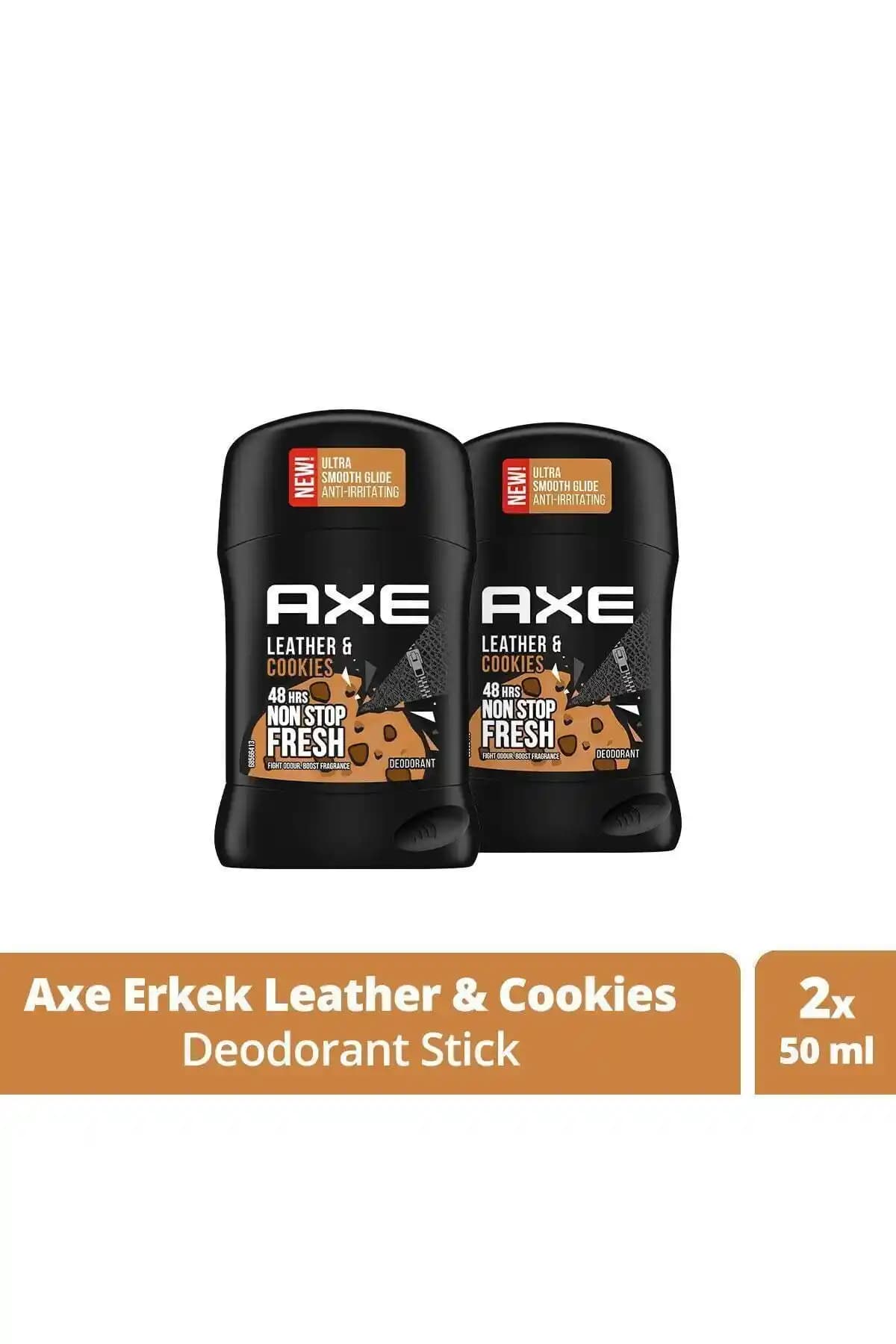 Axe Leather & Cookies Erkek Deodorant Stick ile Axe Stick Black Arasındaki Farklar