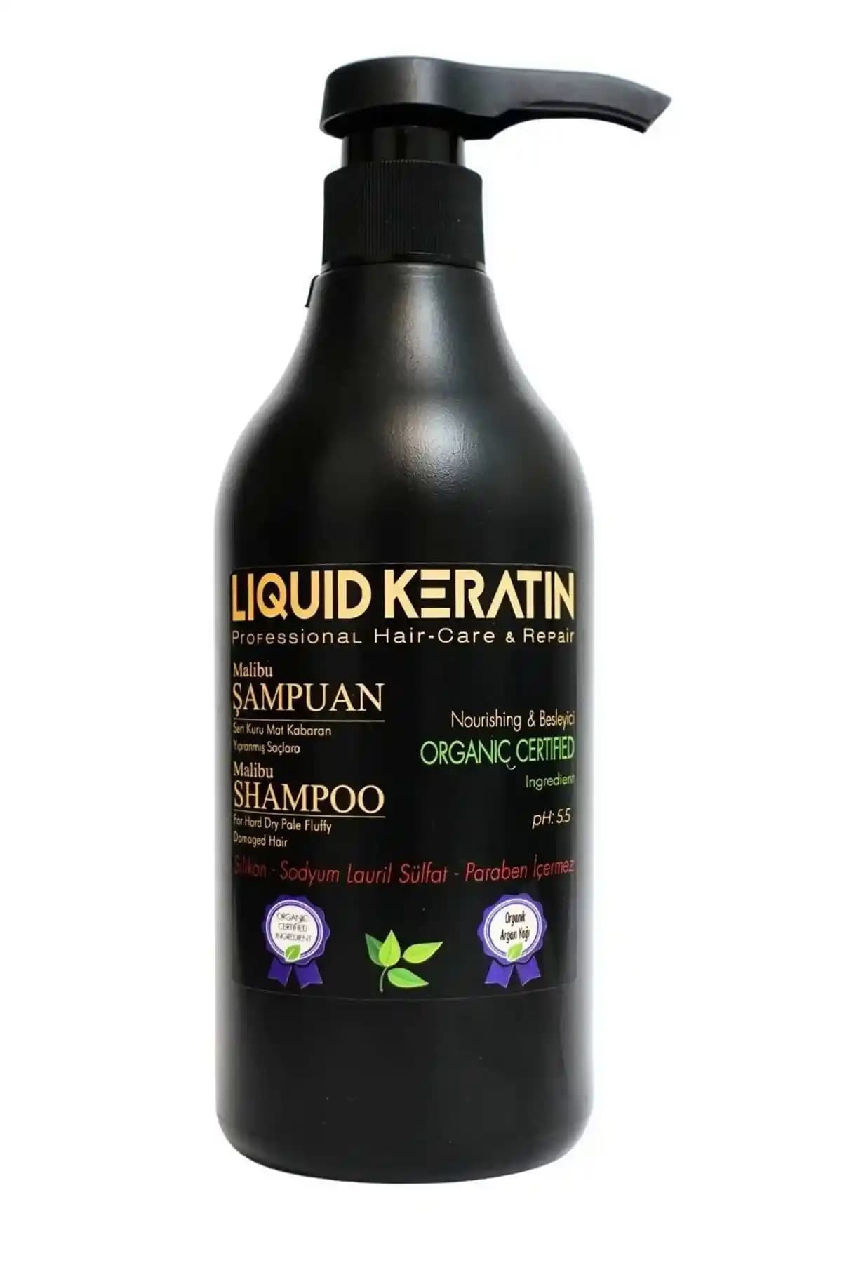 Kuru ve Sert Saçlar İçin Liquid Keratin Şampuanı ve Malibu Şampuan Karşılaştırması
