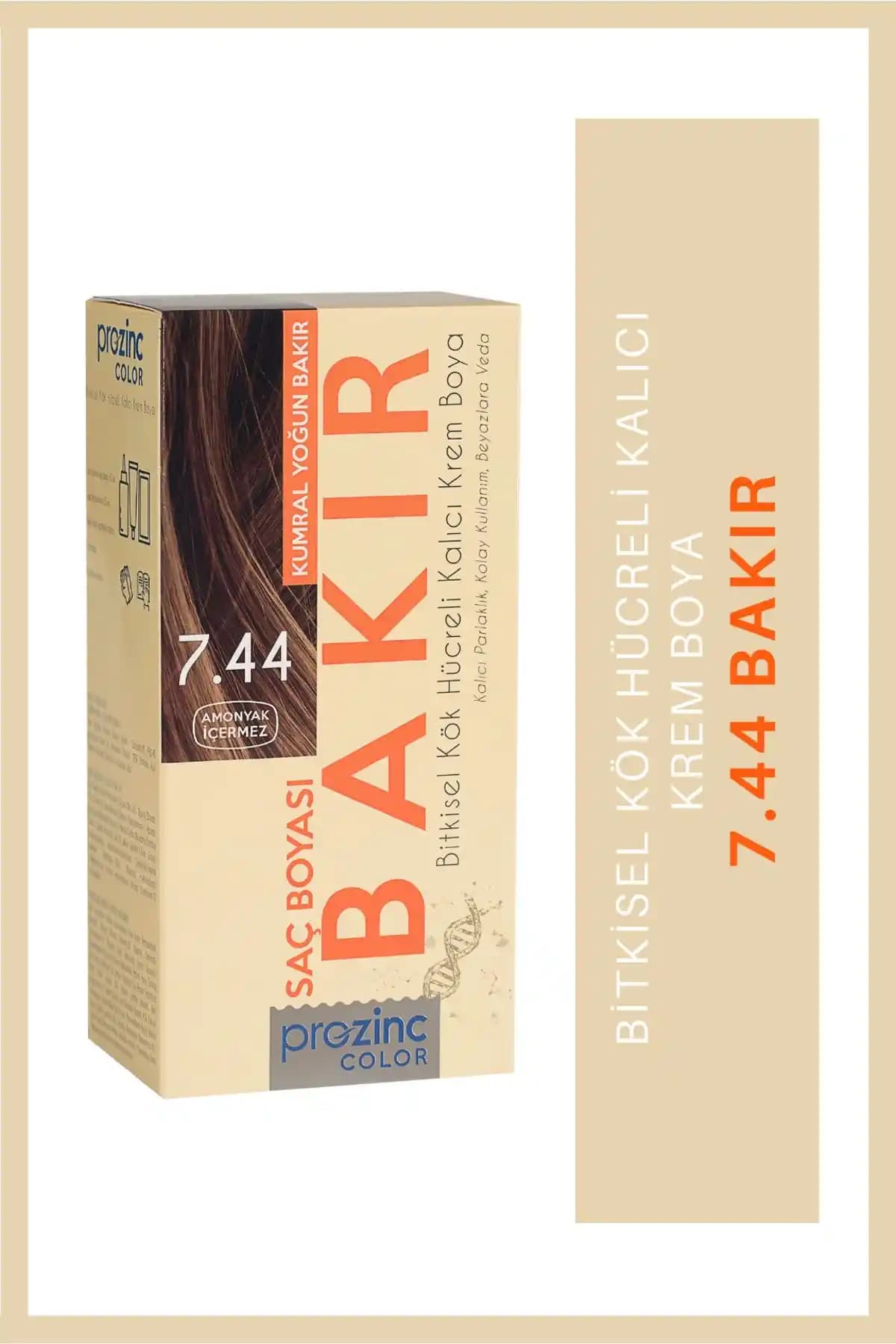 Prozinc Color 7.44 Bakır ve 8.44 Bakır: Amonyaksız Saç Boyası İncelemesi ve Karşılaştırması