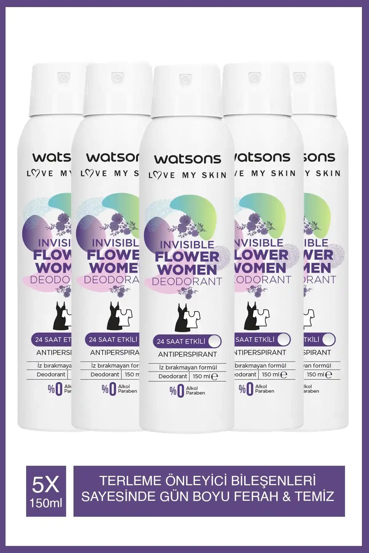 Watsons Invisible Flower ve Ocean Comfort Deodorant Karşılaştırması