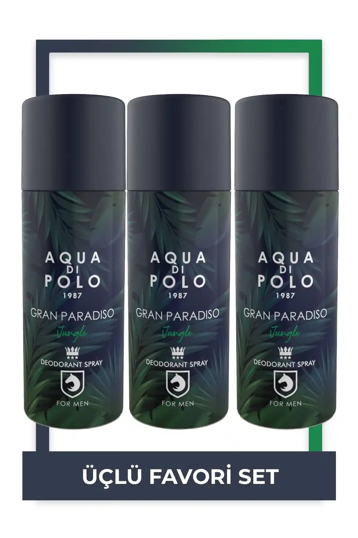 Aqua Di Polo 1987 Gran Paradiso Jungle ve Omodeo Deodorant Setleri Karşılaştırması