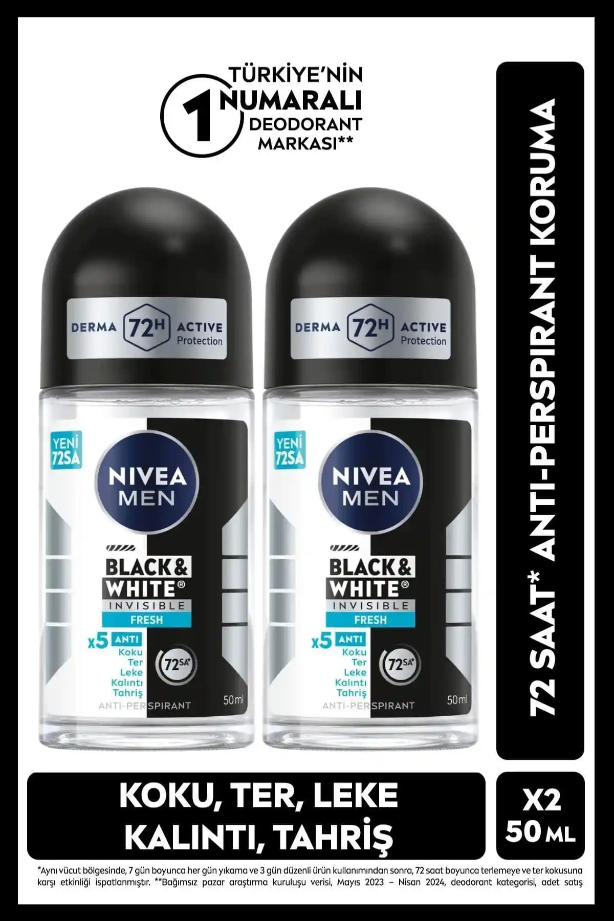 NIVEA Men Erkek Roll-on ve Sprey Deodorant Karşılaştırması ve Özellikleri