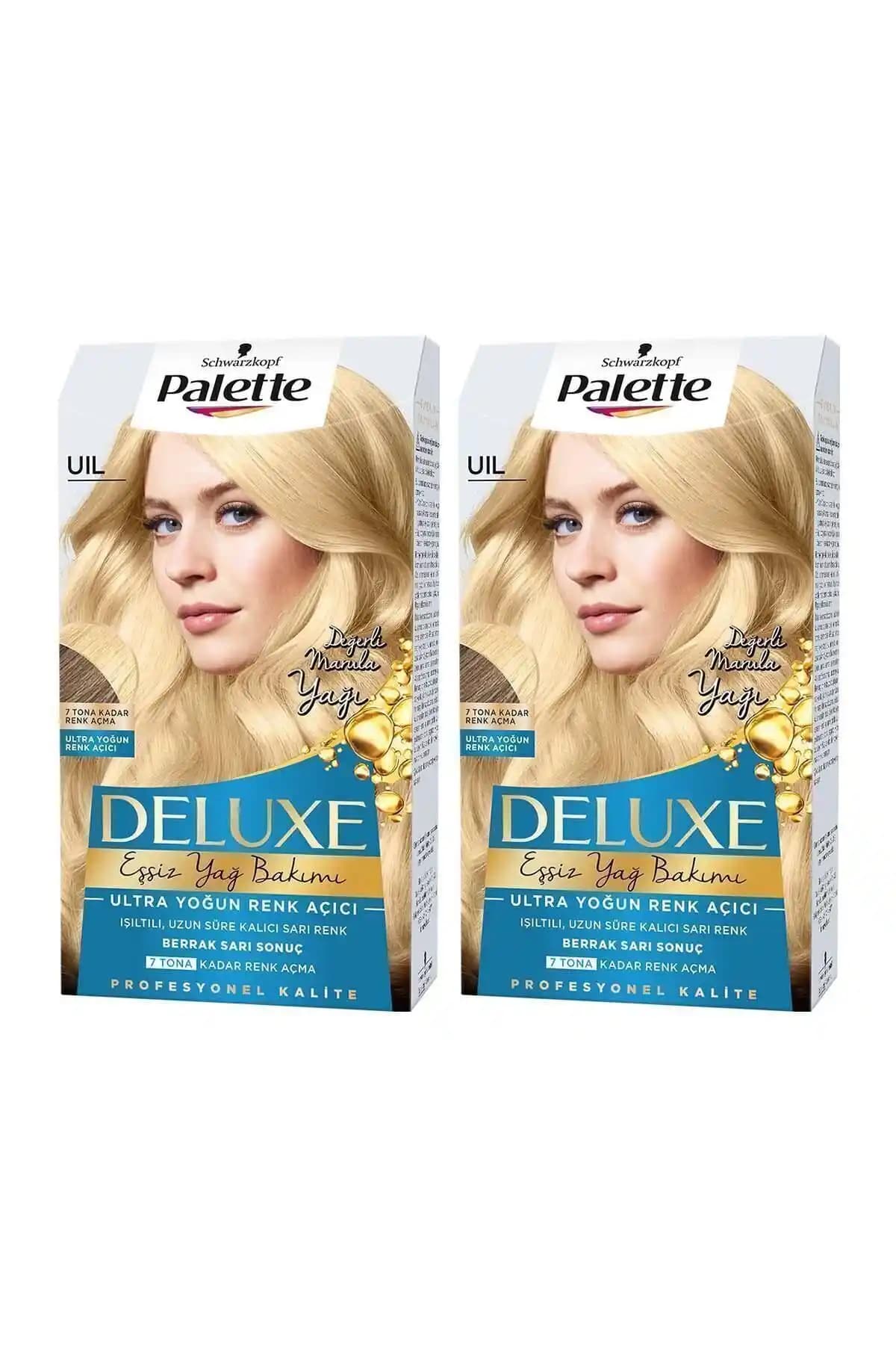 Palette Deluxe Uil Ultra Yoğun Renk Açıcı ve 9-1 Elmas Sarısı Ürünü İle Renk Değiştirme
